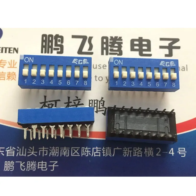 3 шт./партия, тайваньские переключатели EDS108SZ DIP, 8 позиций, плоский циферблат с клавишами пианино, 2,54 шага, синий
3 шт./партия, тайваньские переключатели EDS108SZ DIP, 8 позиций, плоский циферблат с клавишами пианино, 2,54 шага, синий