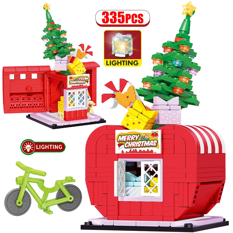 335 Pcs City Christmas Tree House Christmas House Building Blocks Friends Apple Tree House Gift Shop Bricks Toys For Kids Gifts
335 Pcs City Christmas Tree House Christmas House Building Blocks Friends Apple Tree House Gift Shop Bricks Toys For Kids Gifts