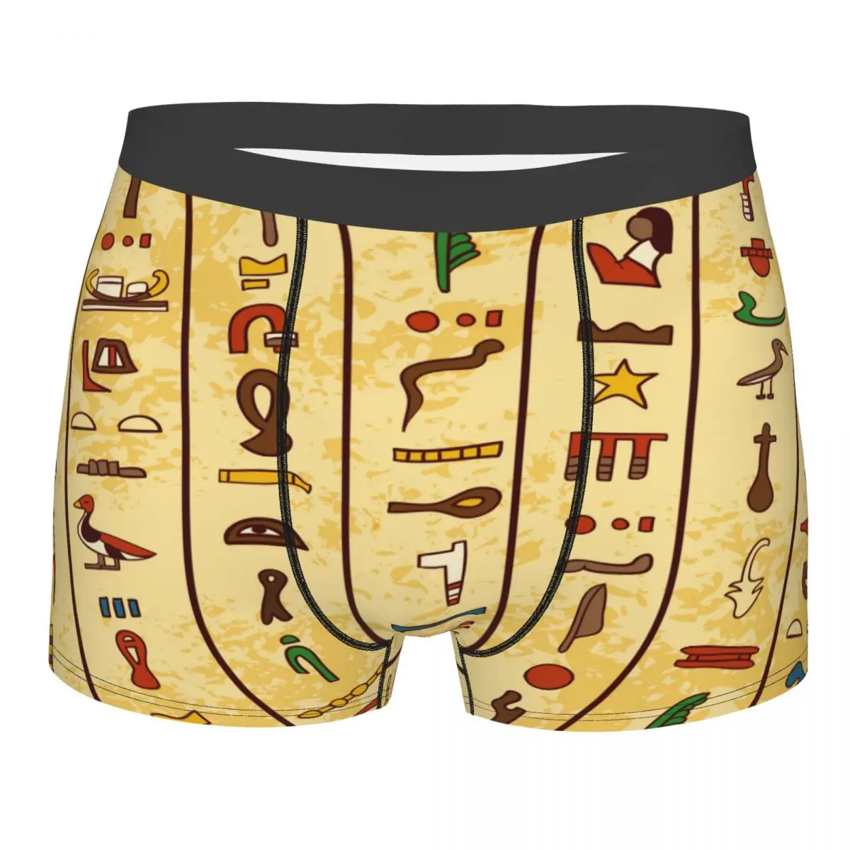 Men's Panties Underpants Boxershorts Multicolored Ancient Egyptian Hieroglyphics Underwear for Man Sexy Male Boxer Shorts
Men's Panties Underpants Boxershorts Multicolored Ancient Egyptian Hieroglyphics Underwear for Man Sexy Male Boxer Shorts