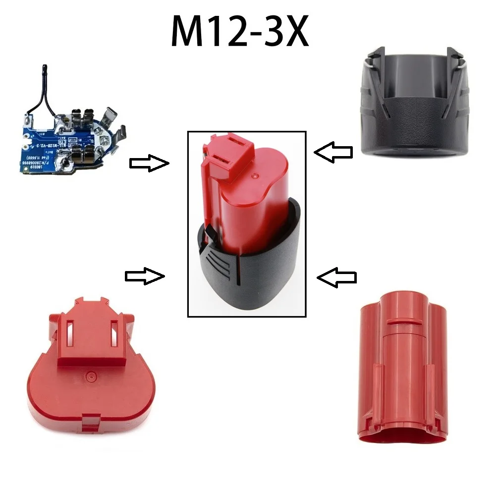 1set Three-cell Battery Shell Kit For 12V Li-ion Battery PCB Circuit Board Power Tool Battery Chargers Accessories
1set Three-cell Battery Shell Kit For 12V Li-ion Battery PCB Circuit Board Power Tool Battery Chargers Accessories