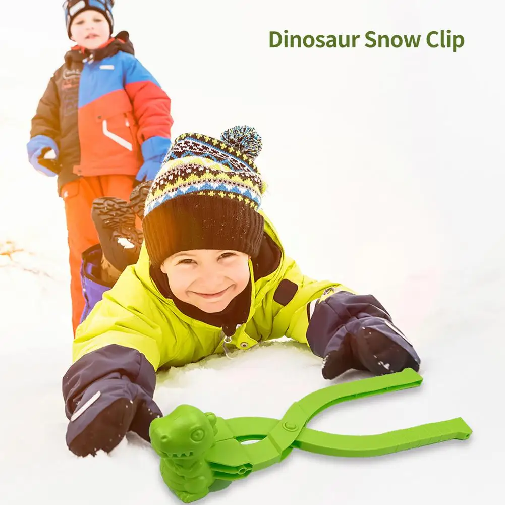 Snow Toy Practical Comfortable Grip One-piece Molding Cartoon Dinosaur Snow Toy for Children Snowball Maker Snowball Clamp
Snow Toy Practical Comfortable Grip One-piece Molding Cartoon Dinosaur Snow Toy for Children Snowball Maker Snowball Clamp