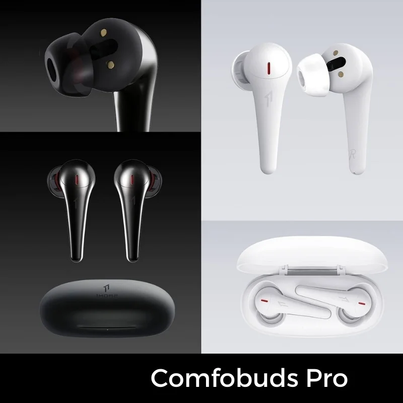 1MORE Comfobuds Pro ANC TWS Active Noise Cancelling Bluetooth 5.0 Wireless Headphones QuietMax 13.4mm Bass Dynamic AAC EarBuds
1MORE Comfobuds Pro ANC TWS Active Noise Cancelling Bluetooth 5.0 Wireless Headphones QuietMax 13.4mm Bass Dynamic AAC EarBuds