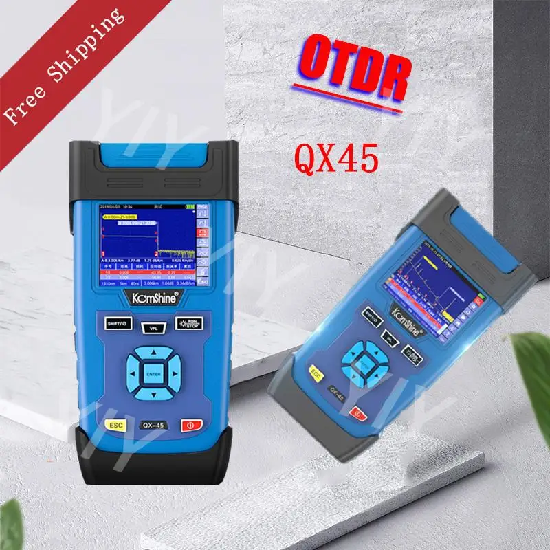 Free Shipping QX45 OTDR Komshine SM 128KM 1310/1550nm,Fiber Optic Testor,VFL 10MW,32*30 dB,Support English Spainish Portuguese
Free Shipping QX45 OTDR Komshine SM 128KM 1310/1550nm,Fiber Optic Testor,VFL 10MW,32*30 dB,Support English Spainish Portuguese