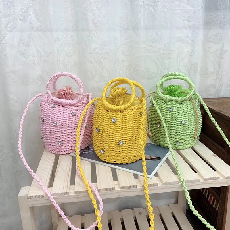 Colorful Grass Woven Crossbody Bags for Women Masonry Woven Handmade Women Large Bag Weave Ring Bucket Beach Bags Women
Colorful Grass Woven Crossbody Bags for Women Masonry Woven Handmade Women Large Bag Weave Ring Bucket Beach Bags Women