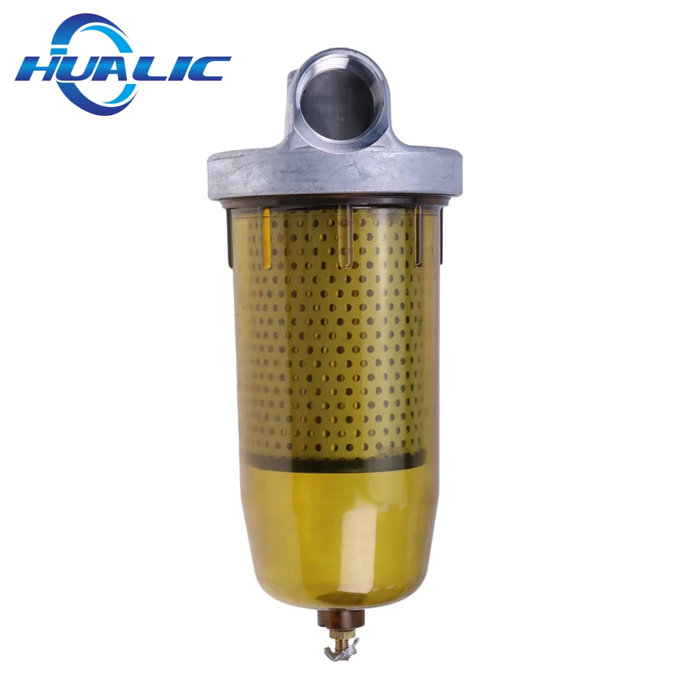 

HUALIC B10-AL 3307454S Fuel Filter Assembly Fuel Water Separator Replaces for Diesel Oil Storage Tank with Bowl PF10 Element