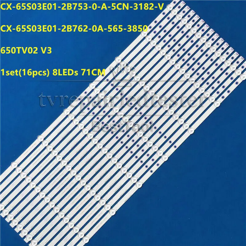 LED Backlight Strips KDL-65W855C KDL-65W859C for Sony 65'' 650TV02 V3 T650HVF05 led tv bar
LED Backlight Strips KDL-65W855C KDL-65W859C for Sony 65'' 650TV02 V3 T650HVF05 led tv bar