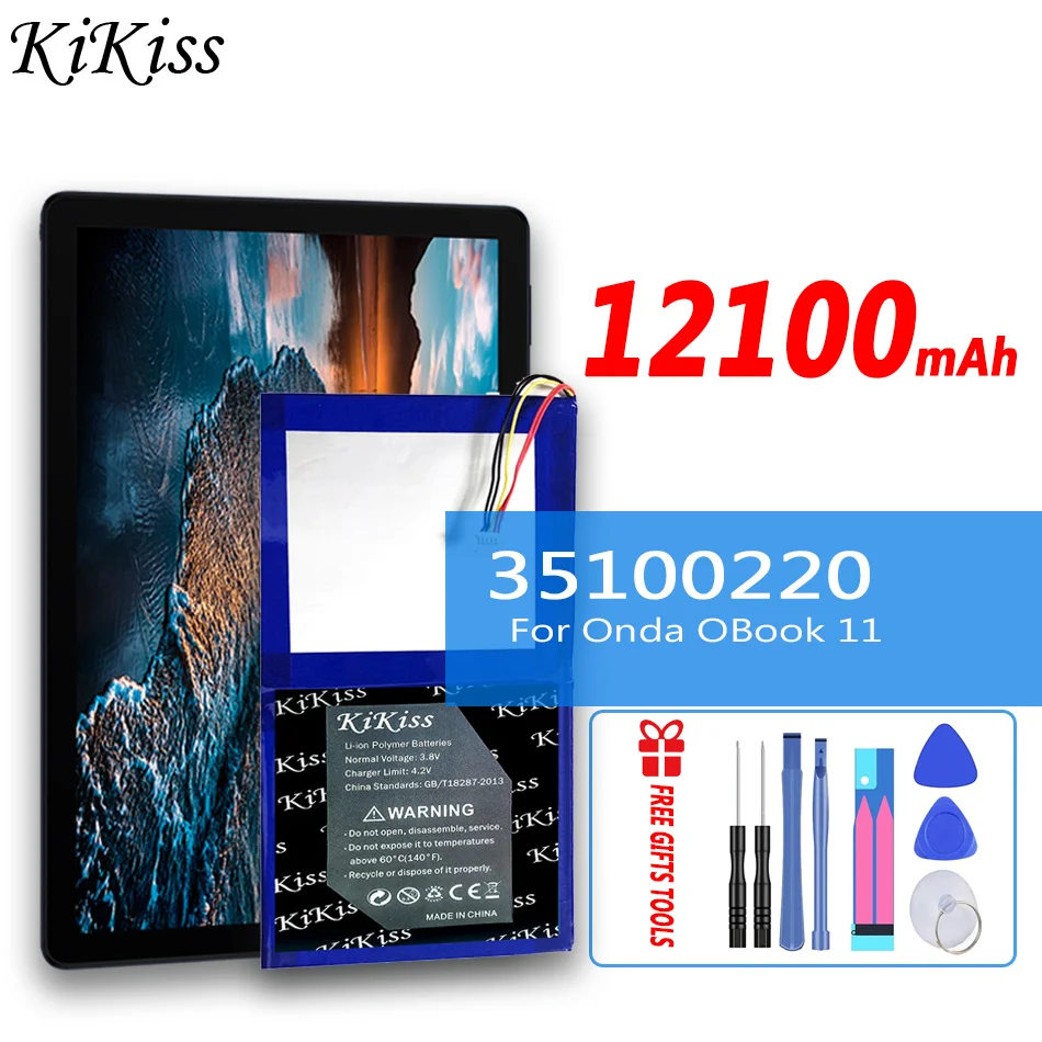 

12100mAh KiKiss Battery 35100220 (OBook11) For Onda OBook 11 OBook11 Laptop Batteries