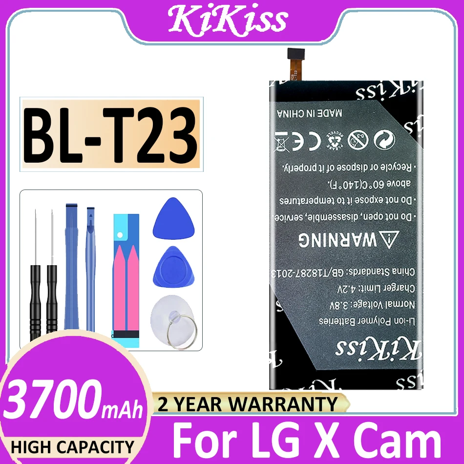 3700mAh BL-T23 Replacement Battery For LG X Cam X-Cam XCam K580 K580Y F690 K580DS BL T23 BLT23 Batteria + Free Tool
3700mAh BL-T23 Replacement Battery For LG X Cam X-Cam XCam K580 K580Y F690 K580DS BL T23 BLT23 Batteria + Free Tool