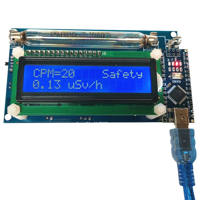 JHD-Geiger Counter Kit Module Nuclear Radiation Detector With Display Radiation Dosimeter Electromagnetic Radiation Detector
JHD-Geiger Counter Kit Module Nuclear Radiation Detector With Display Radiation Dosimeter Electromagnetic Radiation Detector