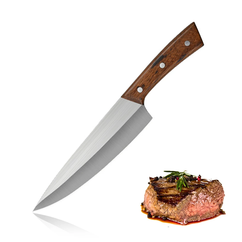 Кухонный нож из высокоуглеродистой нержавеющей стали, 8 дюймов, японские ножи для шеф-повара, мяса 7CR1 7, немецкий стальной Овощной набор инст...
Кухонный нож из высокоуглеродистой нержавеющей стали, 8 дюймов, японские ножи для шеф-повара, мяса 7CR1 7, немецкий стальной Овощной набор инст...