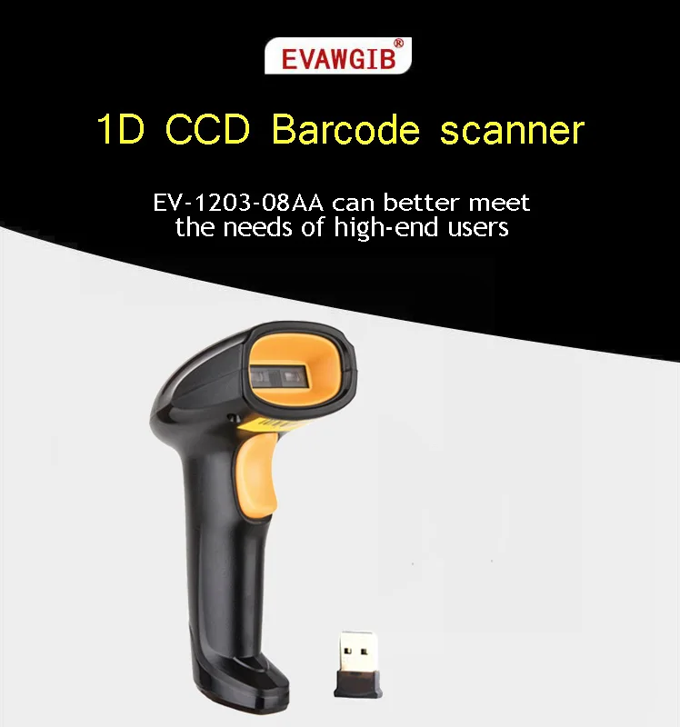 Ручной беспроводной сканер штрих-кода EVAWGIB 1D CCD с USB-поддержкой для нескольких систем для супермаркетов, логистические сканеры для инвентари...
Ручной беспроводной сканер штрих-кода EVAWGIB 1D CCD с USB-поддержкой для нескольких систем для супермаркетов, логистические сканеры для инвентари...