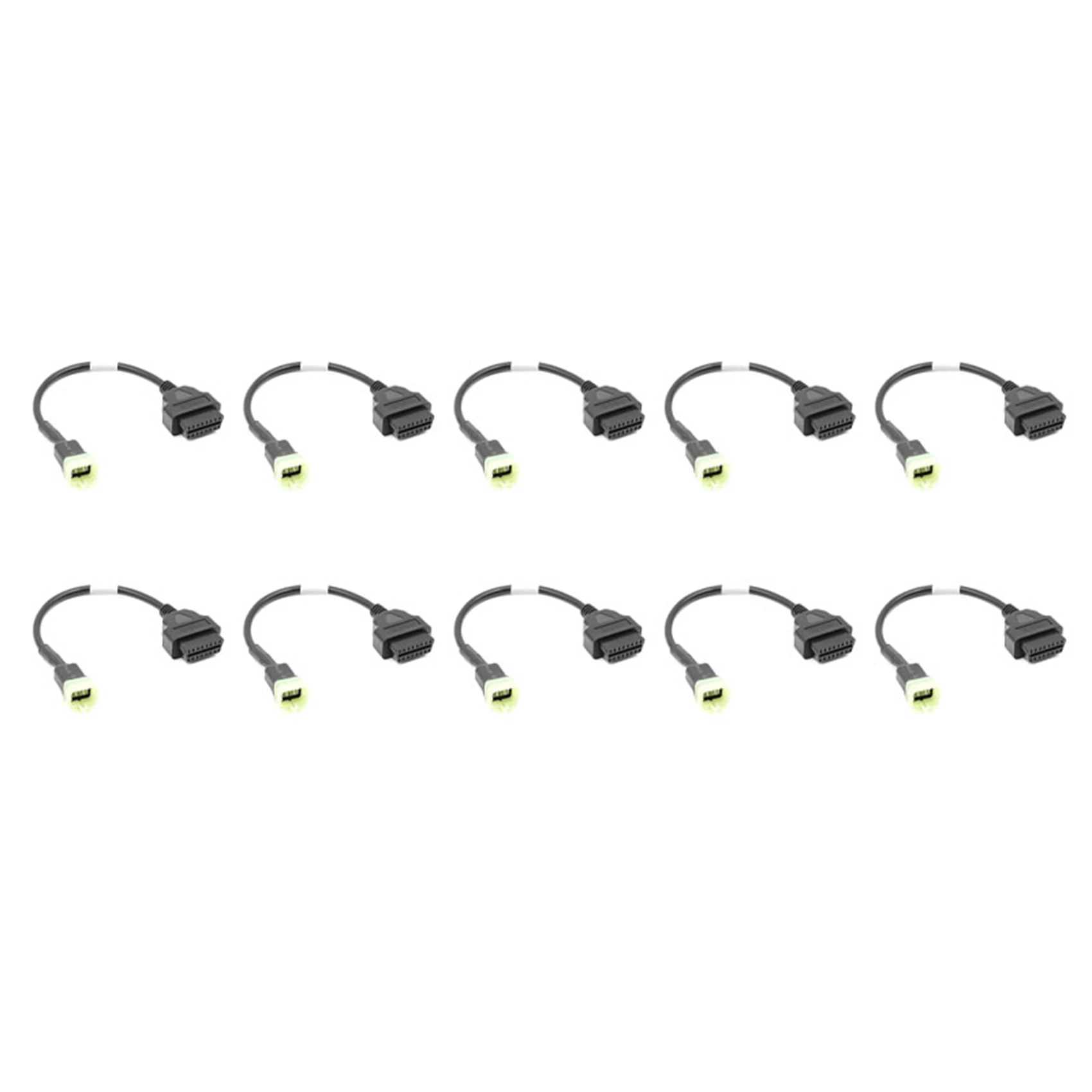 

10-16-контактный разъем OBD2 диагностические инструменты OBD удлинительные кабели адаптеры для Kawasaki мотоцикл серии Z