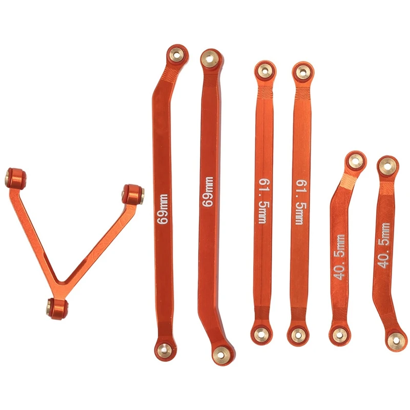 NEW-CNC High Clearance Chassis Link Rod Set For Axial SCX24 AXI90081 Deadbolt AXI00004 B-17 1/24 RC Crawler Car Upgrades
NEW-CNC High Clearance Chassis Link Rod Set For Axial SCX24 AXI90081 Deadbolt AXI00004 B-17 1/24 RC Crawler Car Upgrades