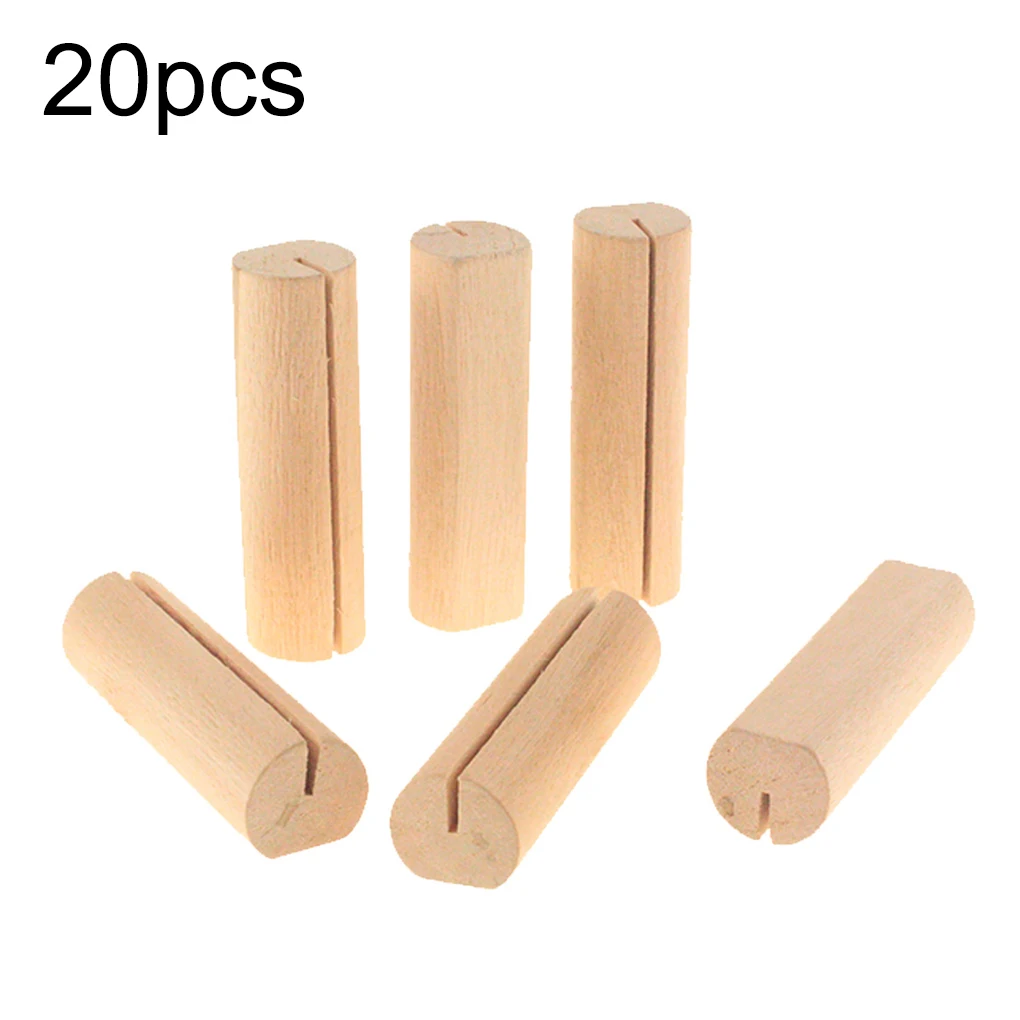 Pack of 20 Dinner Banquet Desktop Wooden Name Business Card Stands Photo Holders Natural Wood Clips Desk Organizer
Pack of 20 Dinner Banquet Desktop Wooden Name Business Card Stands Photo Holders Natural Wood Clips Desk Organizer