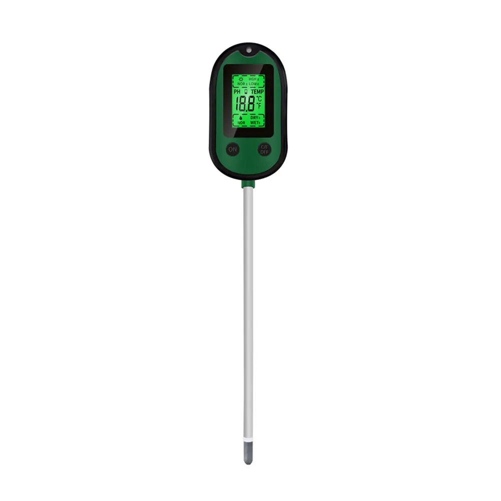 5 in 1 Soil Detector Soil Moisture pH Light Moisture Acidity Temperature Tester for Plants Flowers
5 in 1 Soil Detector Soil Moisture pH Light Moisture Acidity Temperature Tester for Plants Flowers