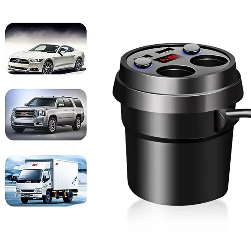 Car Charger 2 USB DC/5V 3.1A Cup Power Socket Mini Fast Charging For iPhone 11 Xiaomi Huawei Mobile Phone Charger Adapter in Car
Car Charger 2 USB DC/5V 3.1A Cup Power Socket Mini Fast Charging For iPhone 11 Xiaomi Huawei Mobile Phone Charger Adapter in Car