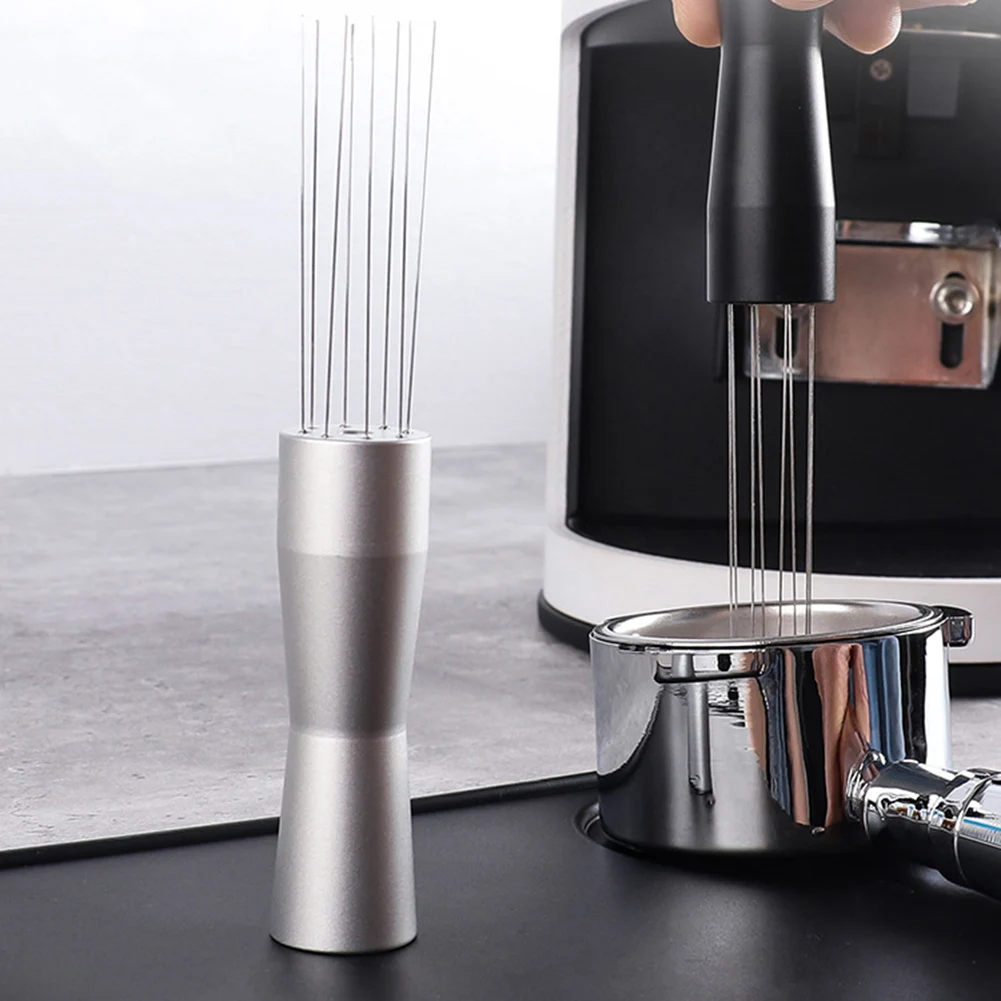 Stainless Steel Needle Coffee Tamper Espresso Stirrer Stirring Tool Coffee Powder Tamper Distributor Coffee Powder Leveler Tool
Stainless Steel Needle Coffee Tamper Espresso Stirrer Stirring Tool Coffee Powder Tamper Distributor Coffee Powder Leveler Tool