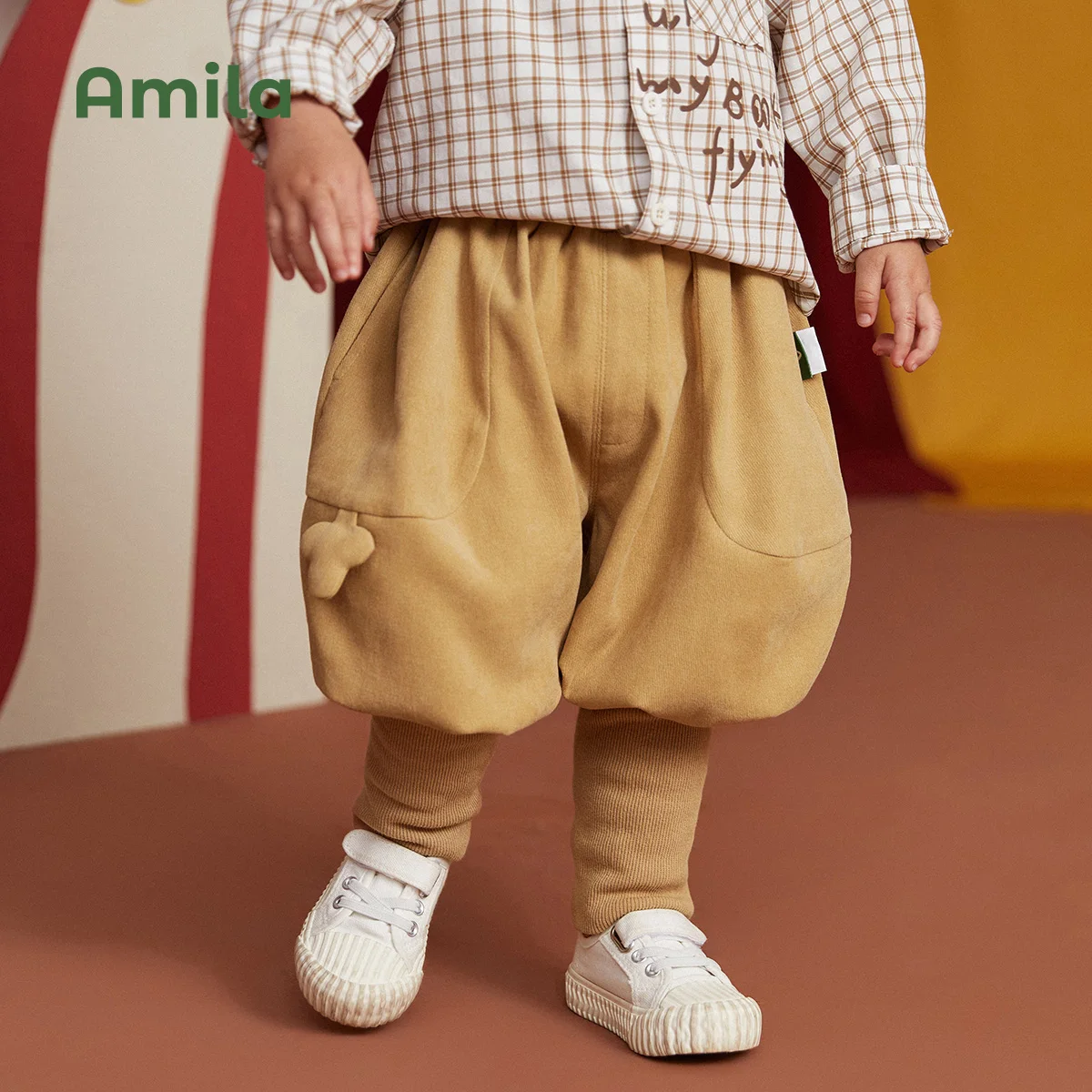 Amila Baby Pants 2022 Autumn New Solid Color Bloomers Loose Boys Jeans Cute Trouers Casual Children Clothes Fashion
Amila Baby Pants 2022 Autumn New Solid Color Bloomers Loose Boys Jeans Cute Trouers Casual Children Clothes Fashion