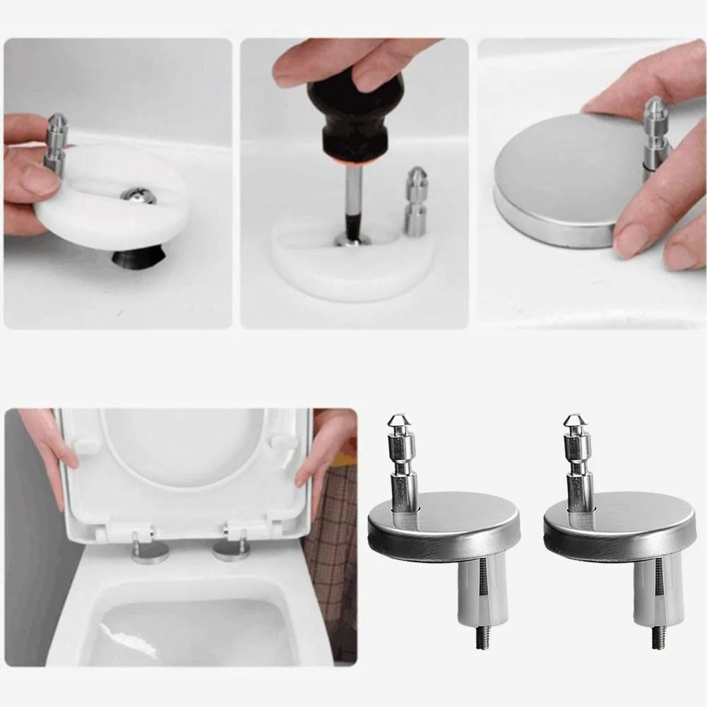 2PCS Toilet Lid Hinge Screws Quick Release Fixing Bolts Toilet Seat Fittings Toilet Seat Hinges Toilet Cover Accessories
2PCS Toilet Lid Hinge Screws Quick Release Fixing Bolts Toilet Seat Fittings Toilet Seat Hinges Toilet Cover Accessories