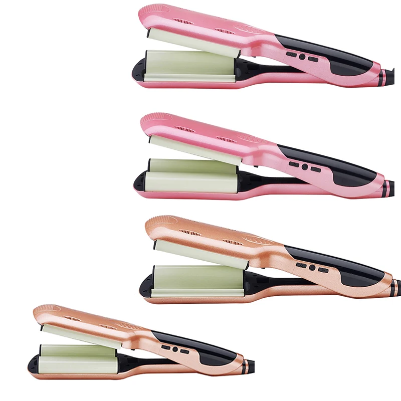 Professional Wave Curling Iron Ceramic Hair Curler Deep Wavy Curler Led Temperature Hair Three Tube Hair Curler Roller
Professional Wave Curling Iron Ceramic Hair Curler Deep Wavy Curler Led Temperature Hair Three Tube Hair Curler Roller