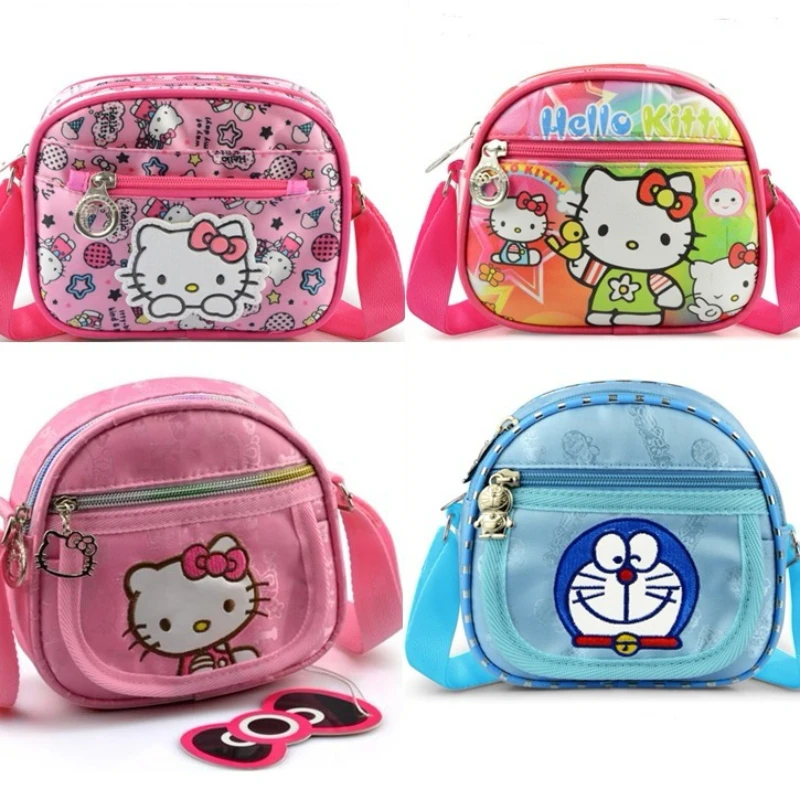 

Korean Style Children's Bags Women's Single Messenger Stylish Princess Cute Hellokitty for Little Girls Purse Shoulder Handbags