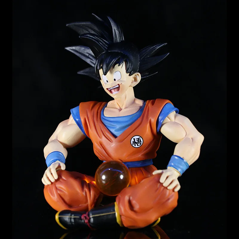 

Seven Dragon Ball animation peripheral war damage Sun Wukong sitting with the final victory of the pearl hand model decoration