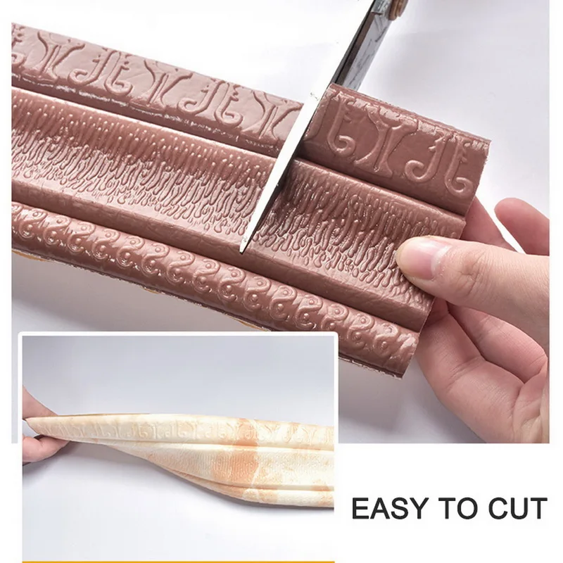 Self-adhesive Three-dimensional Wall Edging Strip Border Waterproof Sticker Foam Frame Home Living Room Decoration | Дом и сад