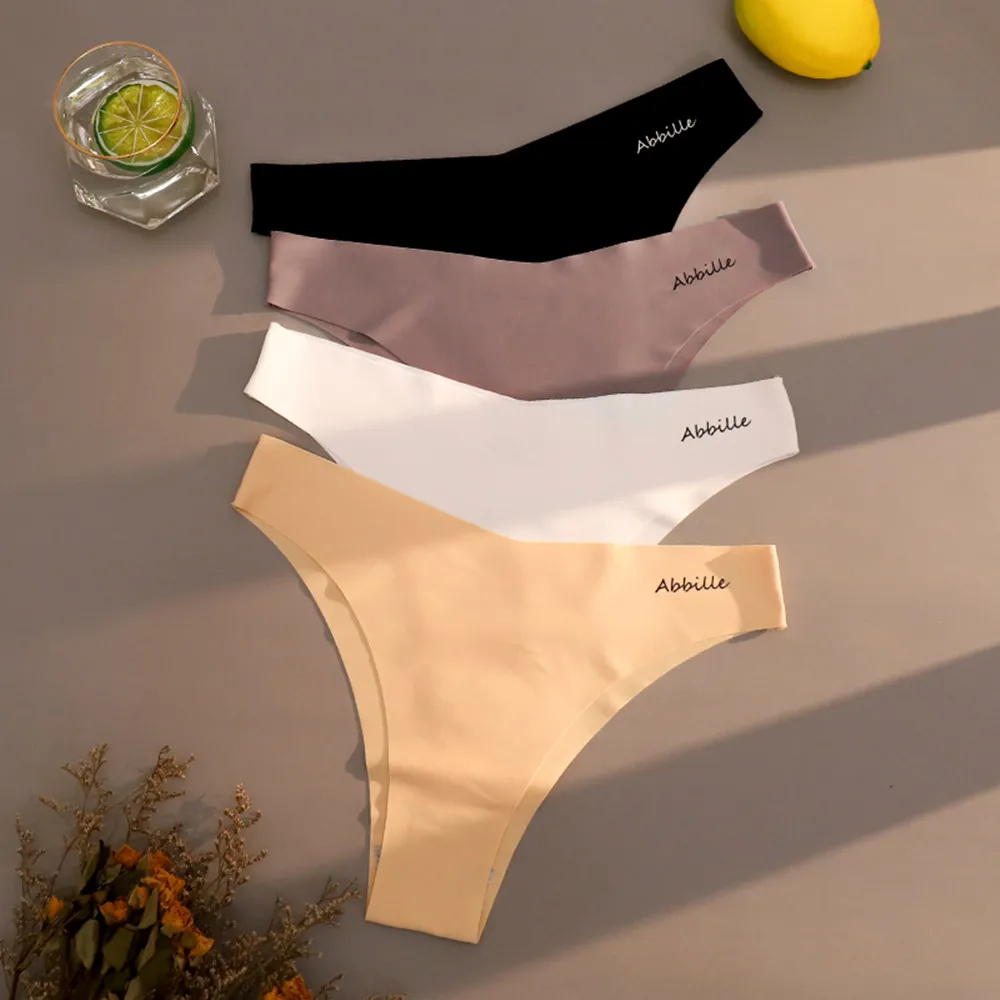 3Pcs/pack Seamless Thong Women Low Rise G String Breathable Soft Ice Silk Panties Underwear M L XL Comfort Lingerie
3Pcs/pack Seamless Thong Women Low Rise G String Breathable Soft Ice Silk Panties Underwear M L XL Comfort Lingerie
