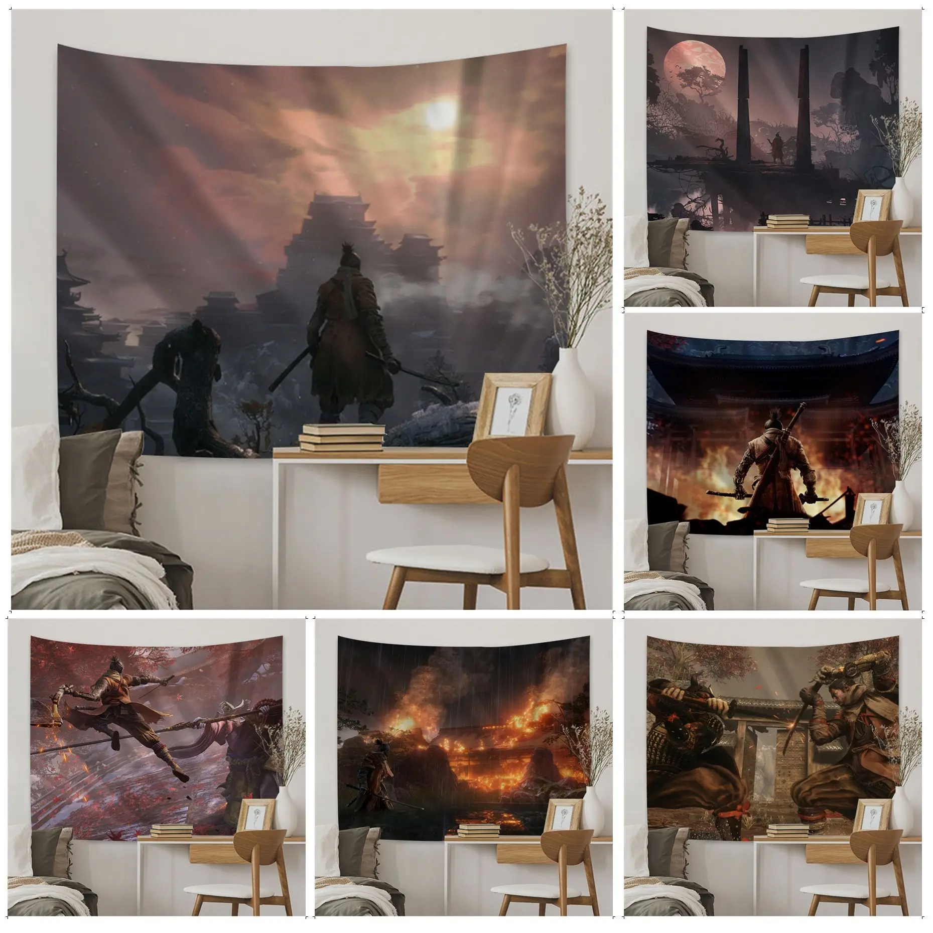 Sekiro Shadows Die Twice Hippie Wall Hanging Tapestries Hippie Wall Hanging Bohemian Wall Tapestries Mandala Japanese Tapestry
Sekiro Shadows Die Twice Hippie Wall Hanging Tapestries Hippie Wall Hanging Bohemian Wall Tapestries Mandala Japanese Tapestry