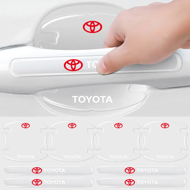 8pcs Transparent Car Door Handle Sticker Decoration Protector Film for Toyota Camry Corolla RAV4 Highlander Cruiser Land Yaris
8pcs Transparent Car Door Handle Sticker Decoration Protector Film for Toyota Camry Corolla RAV4 Highlander Cruiser Land Yaris