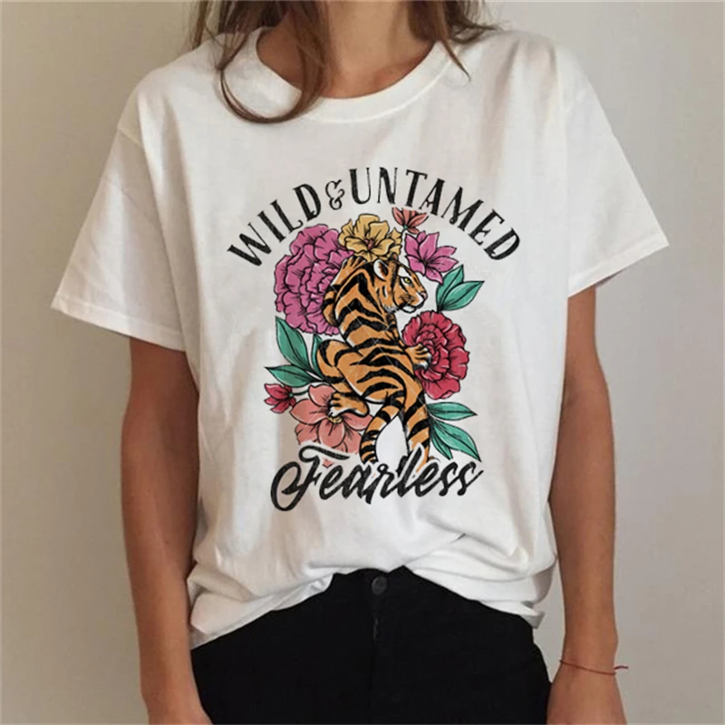 New Flower Tiger Trend 90s Clothes Casual Summer Tee Fashion Women Clothing Print Tshirt Female Top Short Sleeve Graphic T-shirt
New Flower Tiger Trend 90s Clothes Casual Summer Tee Fashion Women Clothing Print Tshirt Female Top Short Sleeve Graphic T-shirt