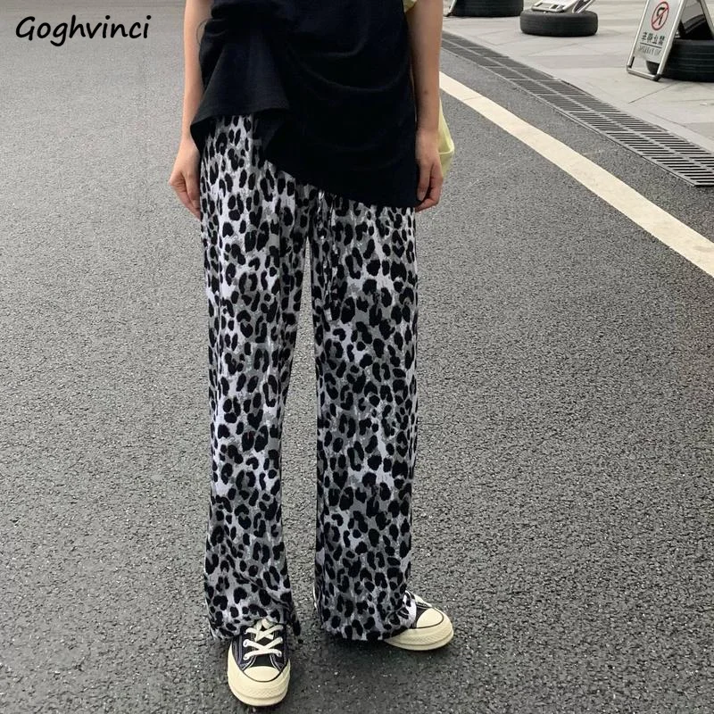 Leopard Casual Pants Women Summer Wide-leg Thin High Waist Streetwear Loose All-match Slouchy Vacation Stylish Hipster Ulzzang
Leopard Casual Pants Women Summer Wide-leg Thin High Waist Streetwear Loose All-match Slouchy Vacation Stylish Hipster Ulzzang