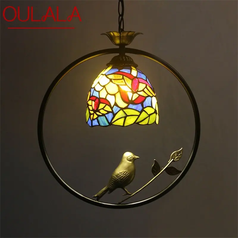 OULALA Tiffany Pendant Lamp LED Creative Color Glass Hanging Light Bird Decor for Home Dining Room Bedroom Balcony
OULALA Tiffany Pendant Lamp LED Creative Color Glass Hanging Light Bird Decor for Home Dining Room Bedroom Balcony