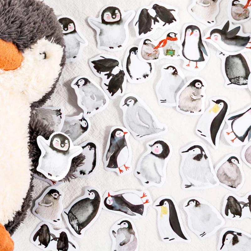 56 packs Wholesale Small penguin box sticker funny cartoon cute animal hand account diary DIY decorative sticker
56 packs Wholesale Small penguin box sticker funny cartoon cute animal hand account diary DIY decorative sticker