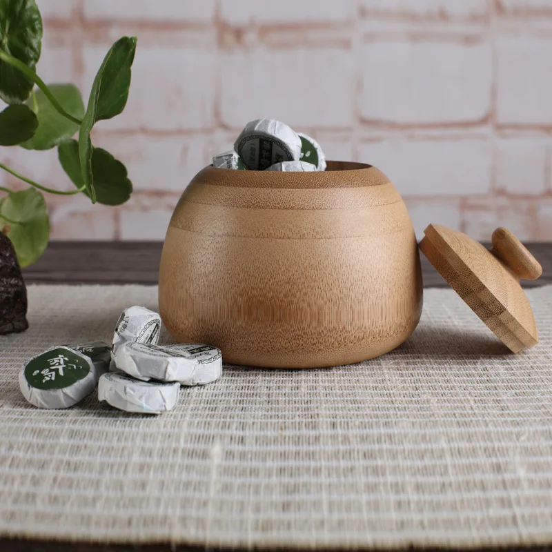 Hand Stitching Bamboo Tea Caddy Sealed Bamboo Tube To Wake Up Tea Pail Bamboo Wood Tea Coffee Bean Spice Packaging Box
Hand Stitching Bamboo Tea Caddy Sealed Bamboo Tube To Wake Up Tea Pail Bamboo Wood Tea Coffee Bean Spice Packaging Box