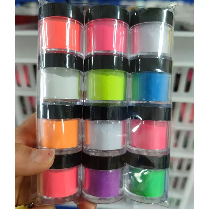 1SET Neon Phosphor Powder Nail Glitter Powder Colorful Dust Luminous Pigment Fluorescent Powder Nail Glitters Glow in the Dark#$
1SET Neon Phosphor Powder Nail Glitter Powder Colorful Dust Luminous Pigment Fluorescent Powder Nail Glitters Glow in the Dark#$