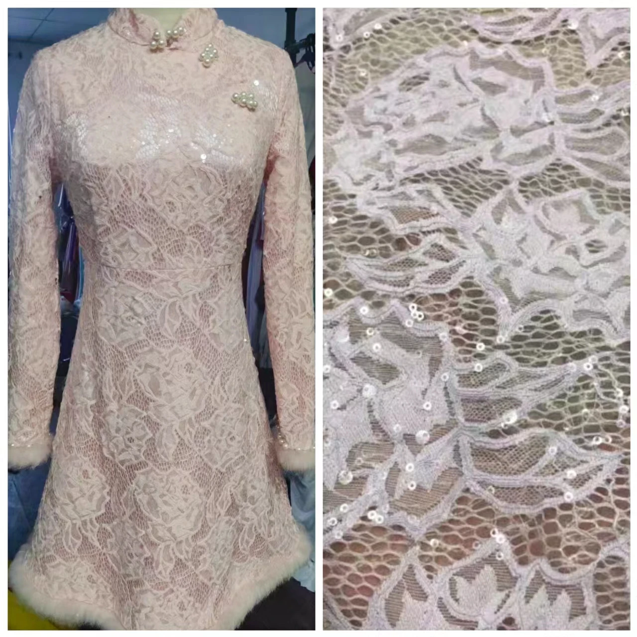 LN70902 Newest Africa Lace Fabric Good Quality Unique Design Handmade Embroidery Net Lace Party wedding Dress
LN70902 Newest Africa Lace Fabric Good Quality Unique Design Handmade Embroidery Net Lace Party wedding Dress