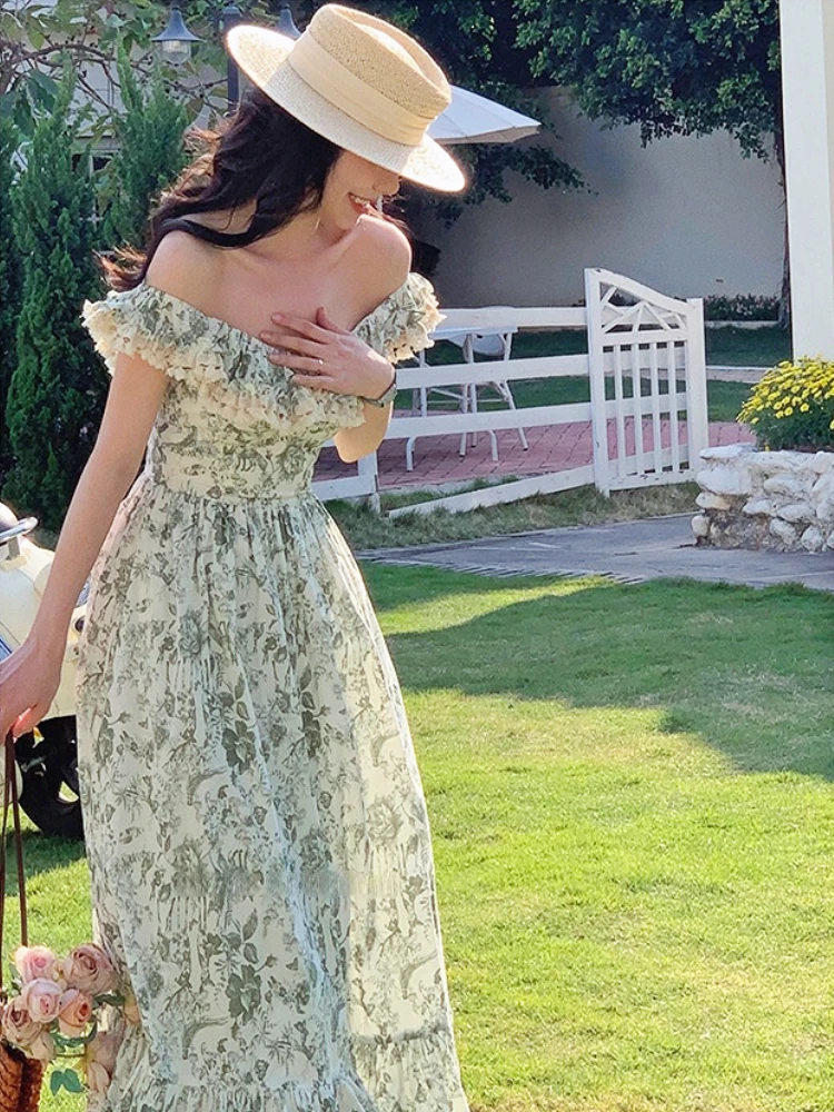 Summer 2023 Midi Dress Beach Women Sleeveless Formal Dress Korea Elegant Strapless Floral Dress Office Lady Vintage Casual Party
Summer 2023 Midi Dress Beach Women Sleeveless Formal Dress Korea Elegant Strapless Floral Dress Office Lady Vintage Casual Party