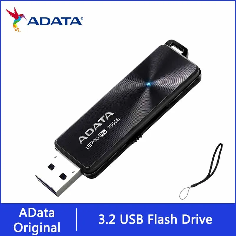 ADATA 3.2 USB Flash Drive UE700 PRO 256GB 128GB 64GB Pen Drive Pendrive USB 3.2 Metal Memory Stick Portable Mini U Disk
ADATA 3.2 USB Flash Drive UE700 PRO 256GB 128GB 64GB Pen Drive Pendrive USB 3.2 Metal Memory Stick Portable Mini U Disk