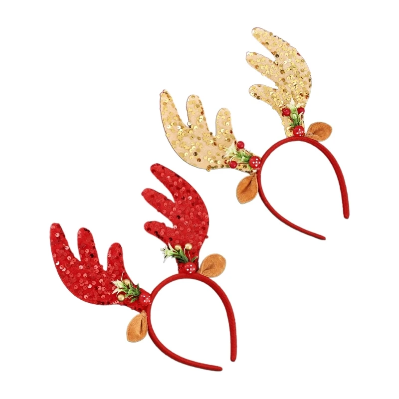 Girl Sequins Xmas Antlers Shape Headband Performances Hair Hoop for Women Girl Drop Shipping
Girl Sequins Xmas Antlers Shape Headband Performances Hair Hoop for Women Girl Drop Shipping