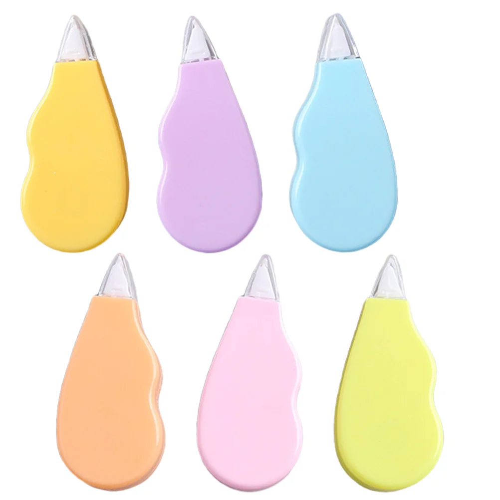 6 Pcs Electric Tape White Corrector Writing Daily Eraser Plastic Portable Correcting Convenient Child
6 Pcs Electric Tape White Corrector Writing Daily Eraser Plastic Portable Correcting Convenient Child