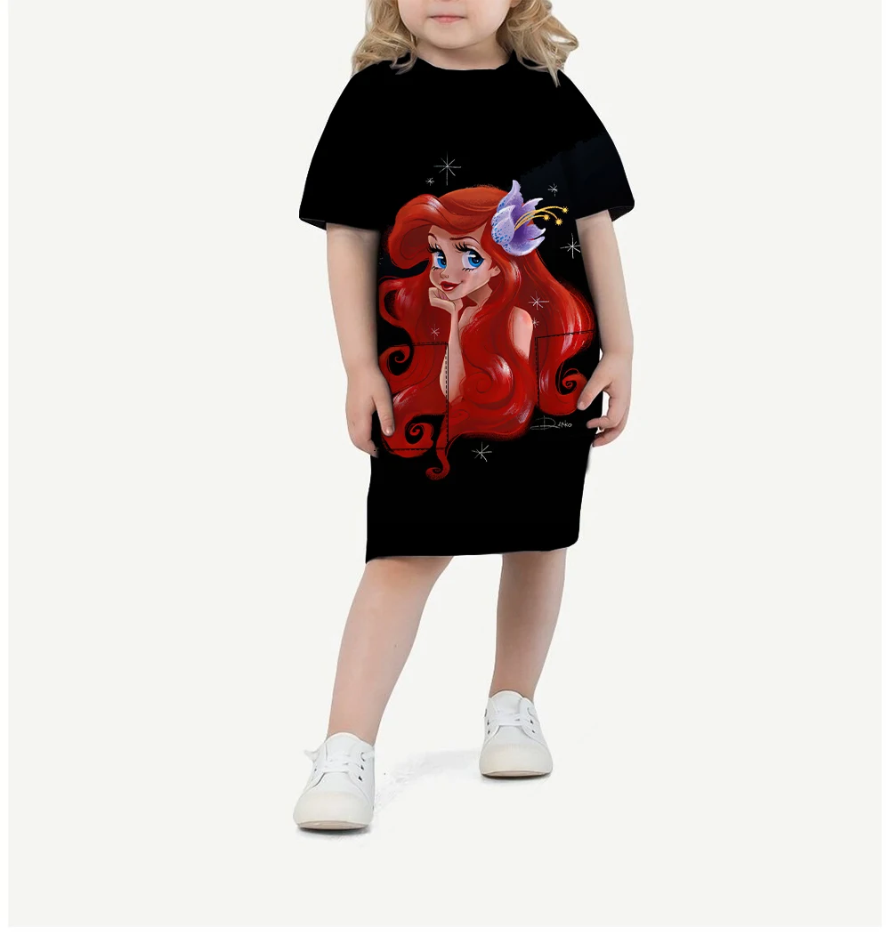 Disney Princess Ellie Mermaid Round Neck Pocket Dress Girls Little Girls T-Shirt Print Cute Loose Street T-Shirt Dress
Disney Princess Ellie Mermaid Round Neck Pocket Dress Girls Little Girls T-Shirt Print Cute Loose Street T-Shirt Dress