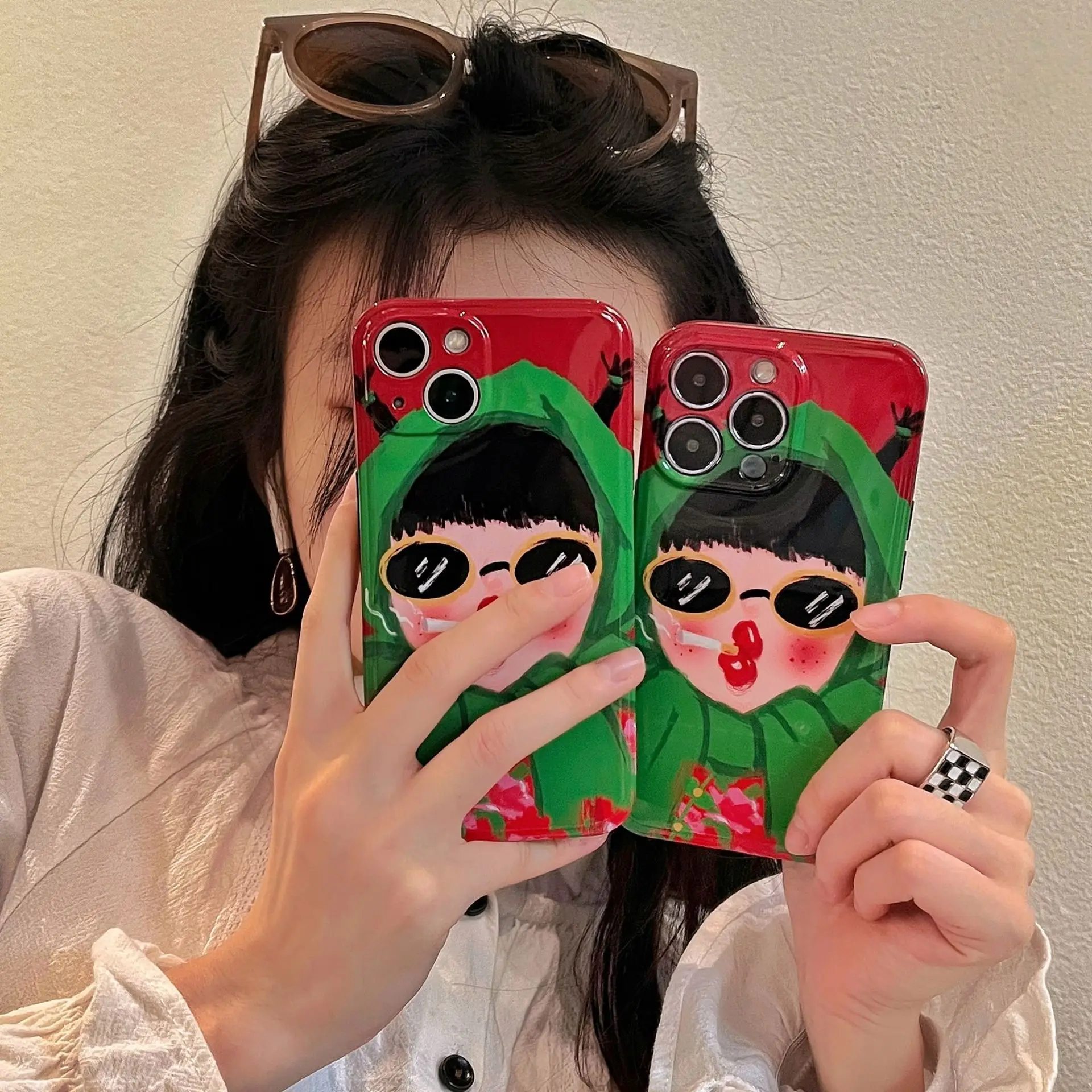 Personality Cool Smoking Girl Cartoon Mobile Phone Case For IPhone11 12 13 14Pro Max X XS XR Plus
Personality Cool Smoking Girl Cartoon Mobile Phone Case For IPhone11 12 13 14Pro Max X XS XR Plus