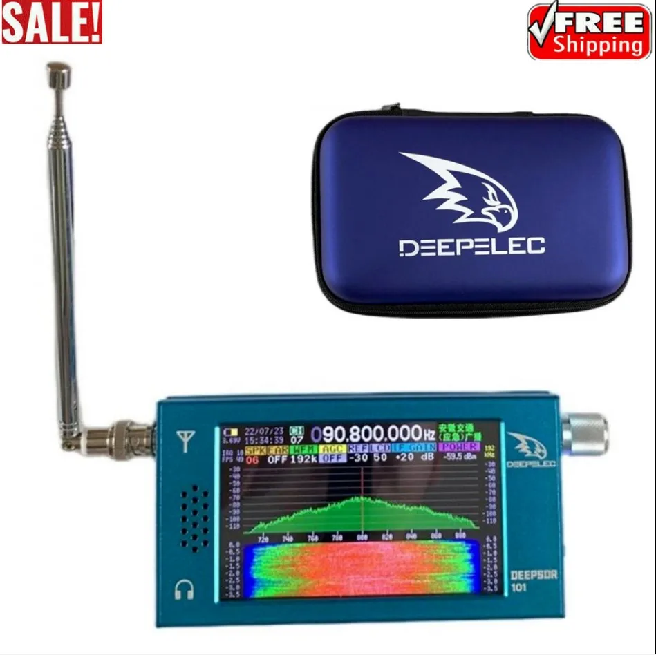 DeepSDR 101 Software Defined Radio SDR Radio Receiver FM/AM/LW/MW/SW/AIR-Band
DeepSDR 101 Software Defined Radio SDR Radio Receiver FM/AM/LW/MW/SW/AIR-Band