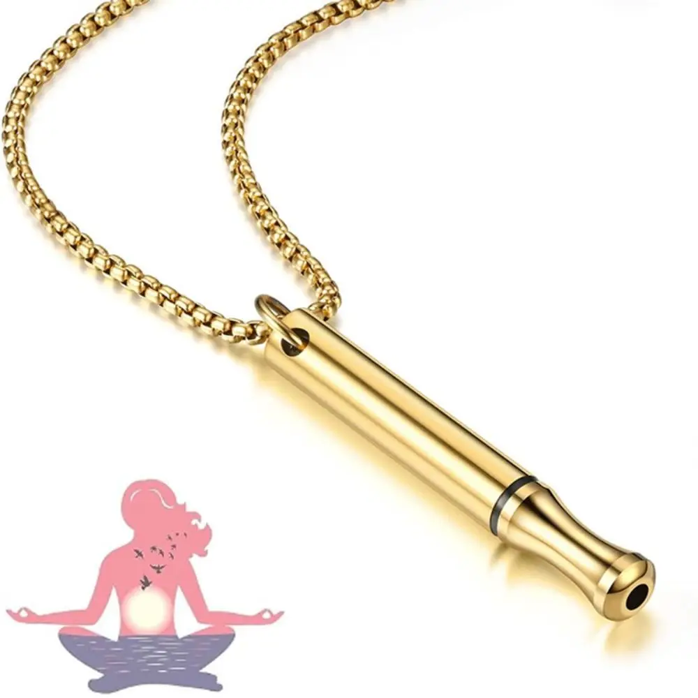 for Anxiety Relief Mindful Breathing Necklace for Breathing Exercises Stainless Steel Mindful Anapana Breathing Necklace 1PC 
for Anxiety Relief Mindful Breathing Necklace for Breathing Exercises Stainless Steel Mindful Anapana Breathing Necklace 1PC