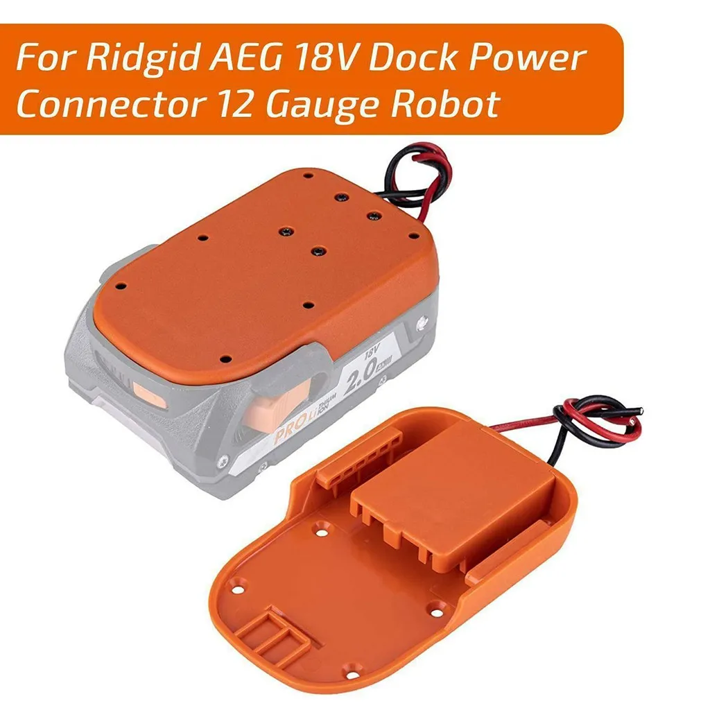 Адаптер питания для аккумулятора, адаптер питания для RIDGID 18 в для AEG 18 в, разъемы питания с крепежными отверстиями, адаптер для аккумулятора, ...
Адаптер питания для аккумулятора, адаптер питания для RIDGID 18 в для AEG 18 в, разъемы питания с крепежными отверстиями, адаптер для аккумулятора, ...
