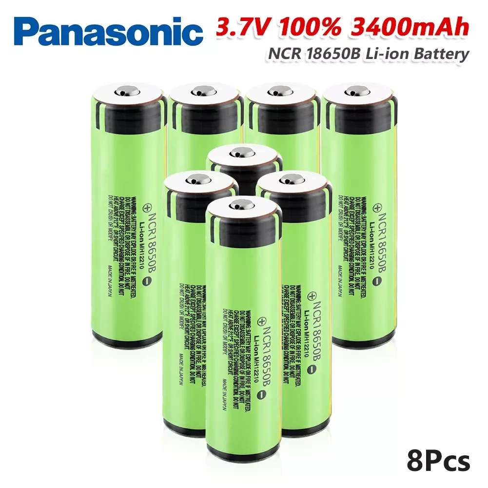 1/2/4/6/8/10x Rechargeable 3.7v NCR18650B Lithium Li Ion Battery 3400mAh NCR 18650B 20A Li-ion Pilas With PCB Board
1/2/4/6/8/10x Rechargeable 3.7v NCR18650B Lithium Li Ion Battery 3400mAh NCR 18650B 20A Li-ion Pilas With PCB Board