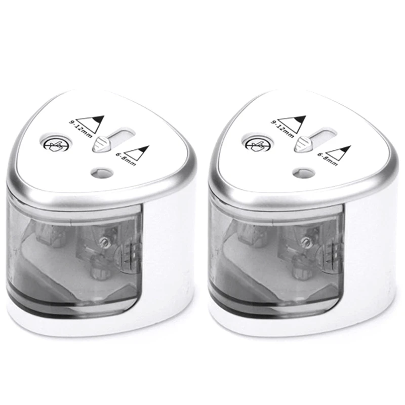 2X Tihoo Pencil Sharpener Electric Automatic Metal USB Stationery School Black Blade Cut 
2X Tihoo Pencil Sharpener Electric Automatic Metal USB Stationery School Black Blade Cut