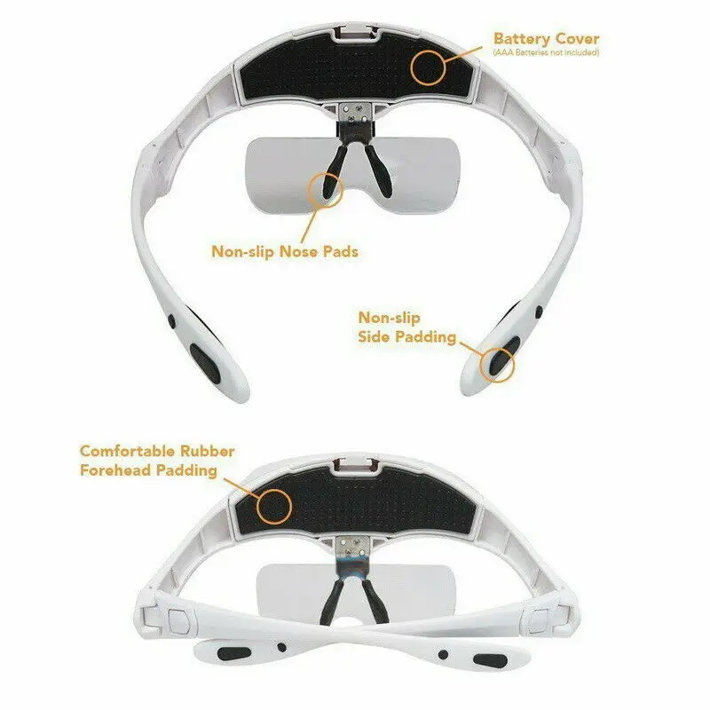 Magnifying Glasses Reading Illuminated Magnifier 1.0X 1.5X 2.0X 2.5X 3.5X Adjustable Head Illuminated Loupe Magnifier
Magnifying Glasses Reading Illuminated Magnifier 1.0X 1.5X 2.0X 2.5X 3.5X Adjustable Head Illuminated Loupe Magnifier