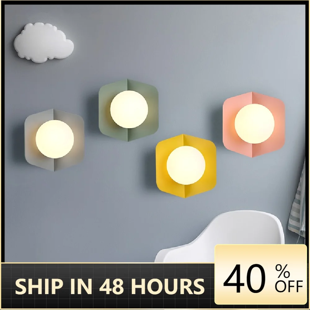 LED wall sconces Nordic Lighting Fixtures Modern simple living room wall lights aisle glass creative bedroom wall lamps
LED wall sconces Nordic Lighting Fixtures Modern simple living room wall lights aisle glass creative bedroom wall lamps
